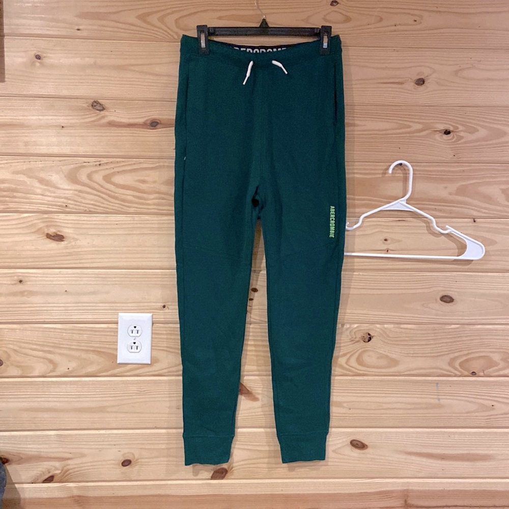 Abercrombie Kid’s Boys SWEAT Pants Emerald green size 15/16